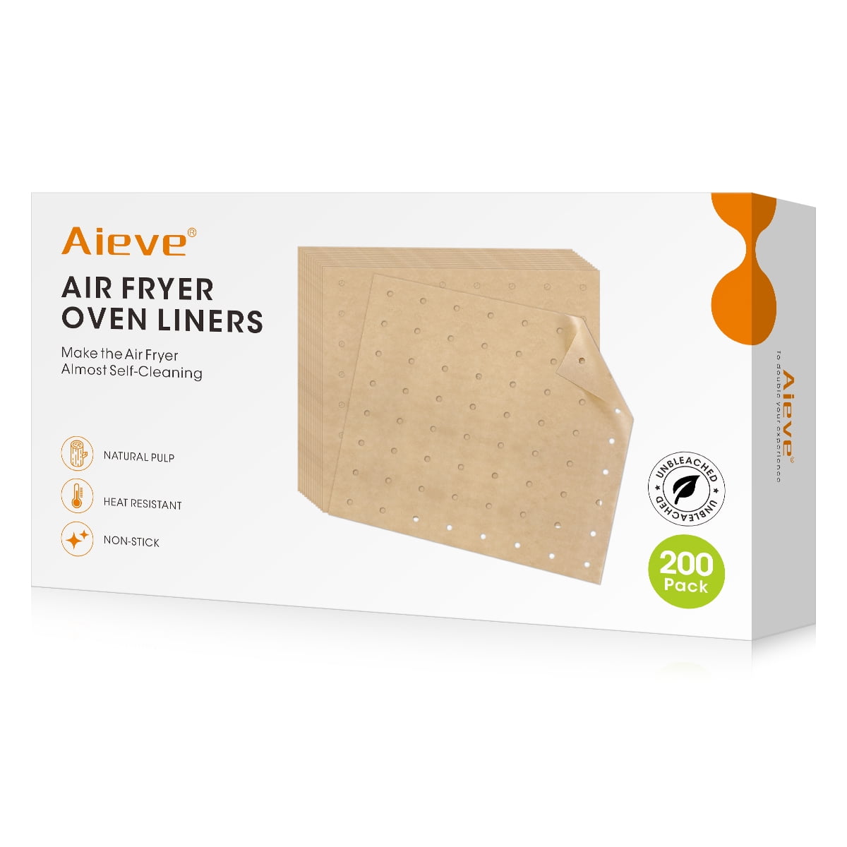 AIEVE 200 Pcs Air Fryer Liners for XL Air Fryer Ovens