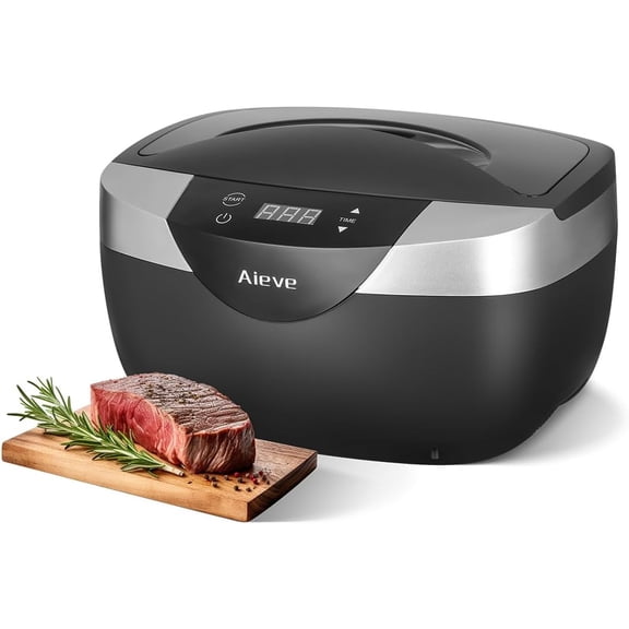 Aieve Ultrasonic Meat Tenderizer | Automatic Ultrasonic Steak Tenderizer Tool, Sous Vide Cooking Machine for Tenderizing Beef, Chicken, Turkey, Fish, Pork, Made of Metal