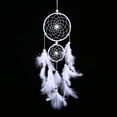 thumbnail image 1 of Aigend Window Decor - White Wind Chimes Indian Style Beads Feather Pendant Home Wall Window Decor, 1 of 8