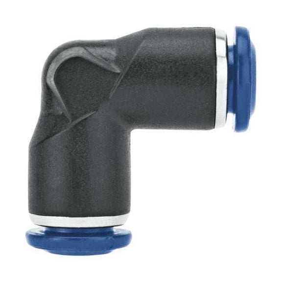 Push-Fit Adapter Fitting, Push-to-Connect x Push-to-Connect, 1/4 in Tube OD