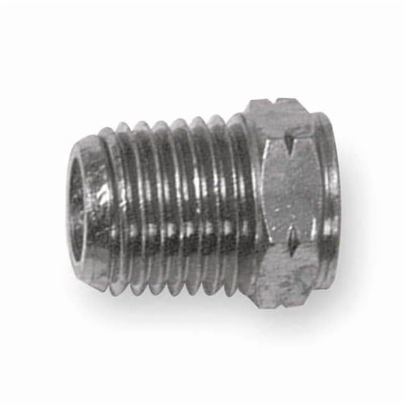 Reducing Bushing Nickel Plated Brass Reducing Bushing, 1/4 in Male NPT X 1/8 in Female NPT