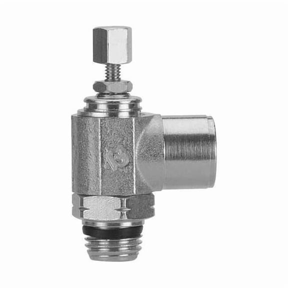Aignep Usa Uni Flow Control,1/8in NPT,Meter In/Out 88977-02-02