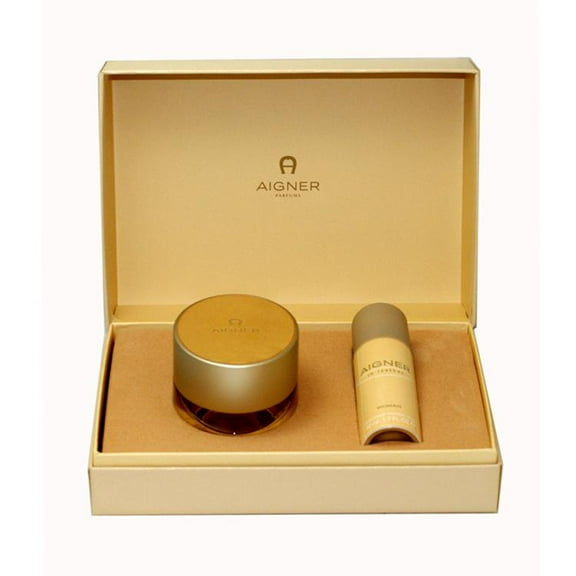 Aigner In Leather 2 Pc. Gift Set ( Eau De Toilette Spray 2.5 Oz + Deodorant Natural Spray 1.7 Oz ) for Women by Etienne Aigner