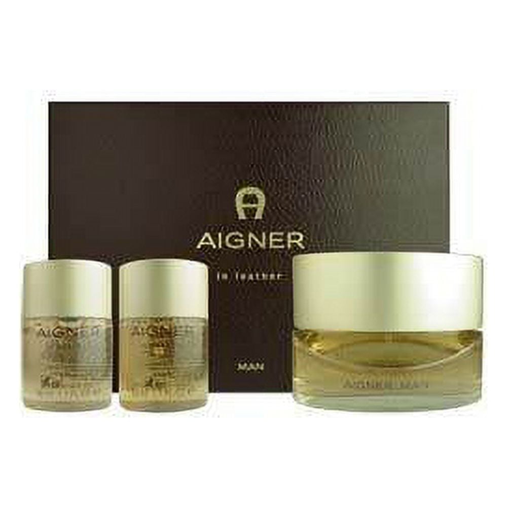 Aigner In Leather by Etienne Aigner for Men 3 Piece Set