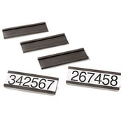 Label Holder, Mag, 3x6, Bk/Br, PK25 MC306