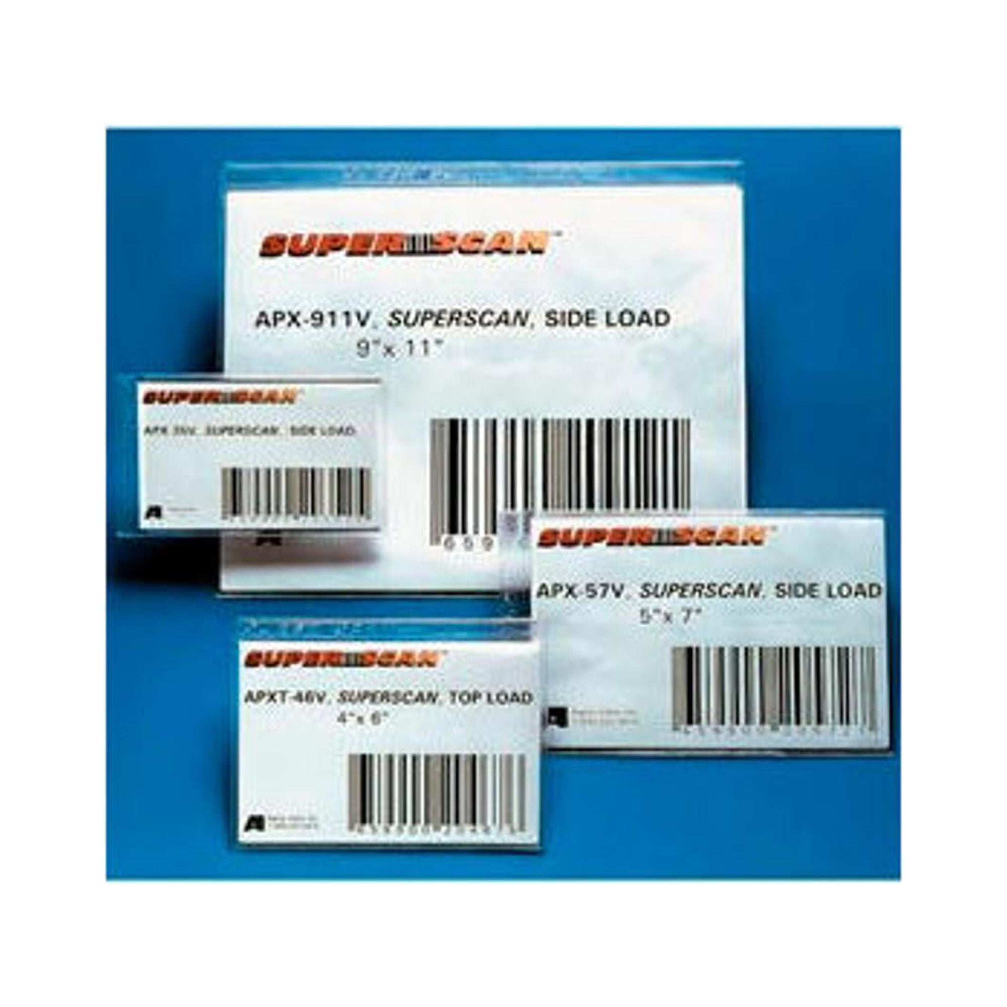 Aigner Index Inc SSM32 Label Holders, 2" X 3 1/2", Clear, Full