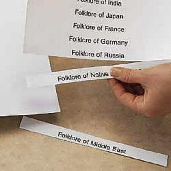 Aigner Index Label Insert,8 1/2x11,White,PK50 LI-21-20