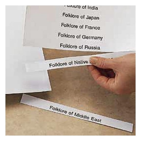 Aigner Index Label Insert,8 1/2x11,White,PK50 LI-21-20