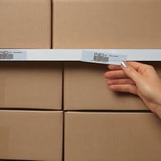1-1/4" x 48" Label Holder, Clear Strip, 6/Pk
