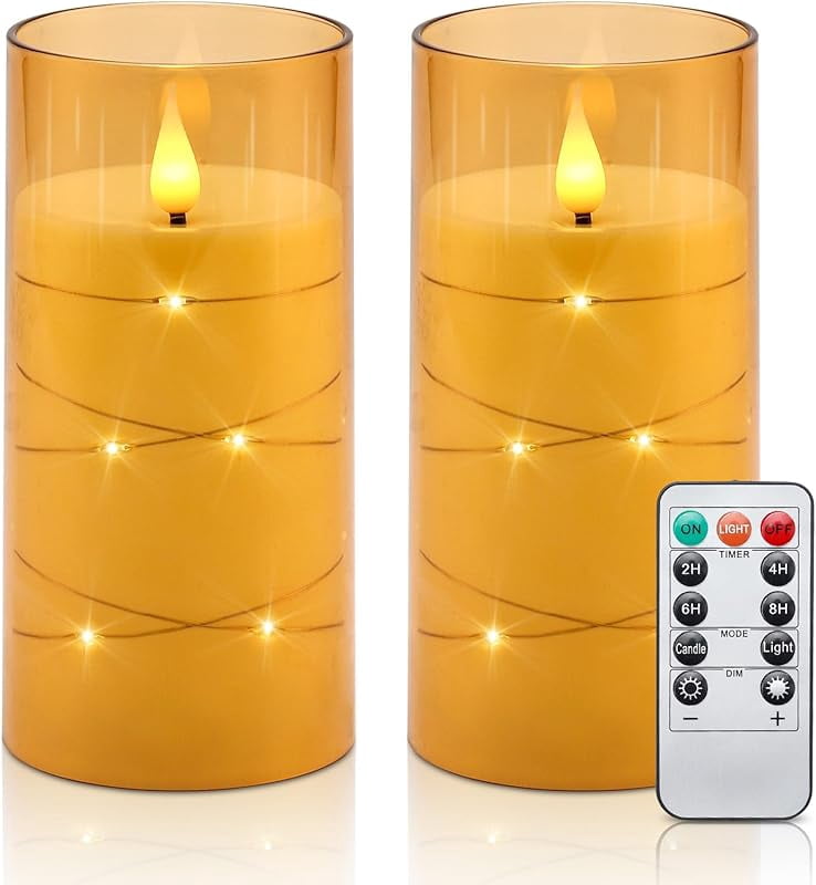 ignus flameless led candle | explore the candlelight... Aignis 12pcs Flameless LED Candles Battery Operated with 10-Key Remote ...