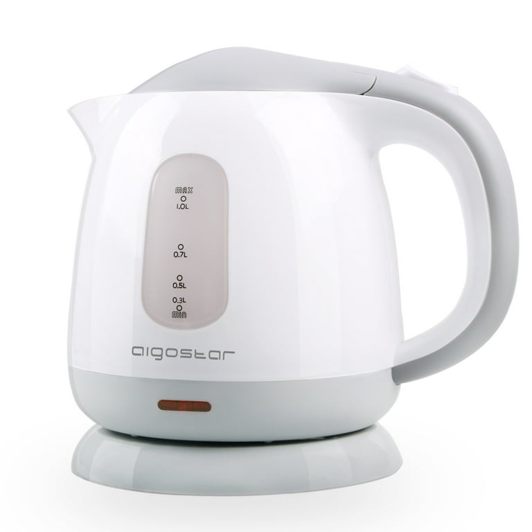 Aigostar Small Electric Kettle, 1L Portable Electric Tea Kettle 1100W with  Automatic Shut-Off and Boil Dry Protection, Travel Hot Water Boiler