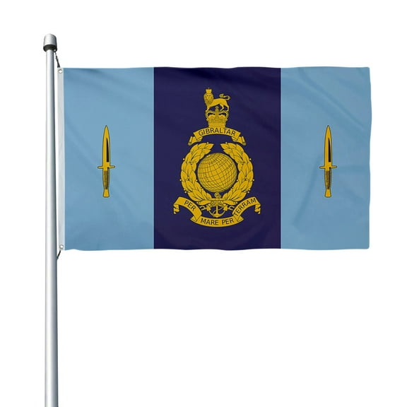 Aihccy 40 Commando Royal Flag with Brass Grommets Size - 3x5Ft
