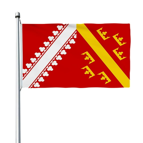 Aihccy Alsace Old Flag with Brass Grommets Size - 3x5Ft