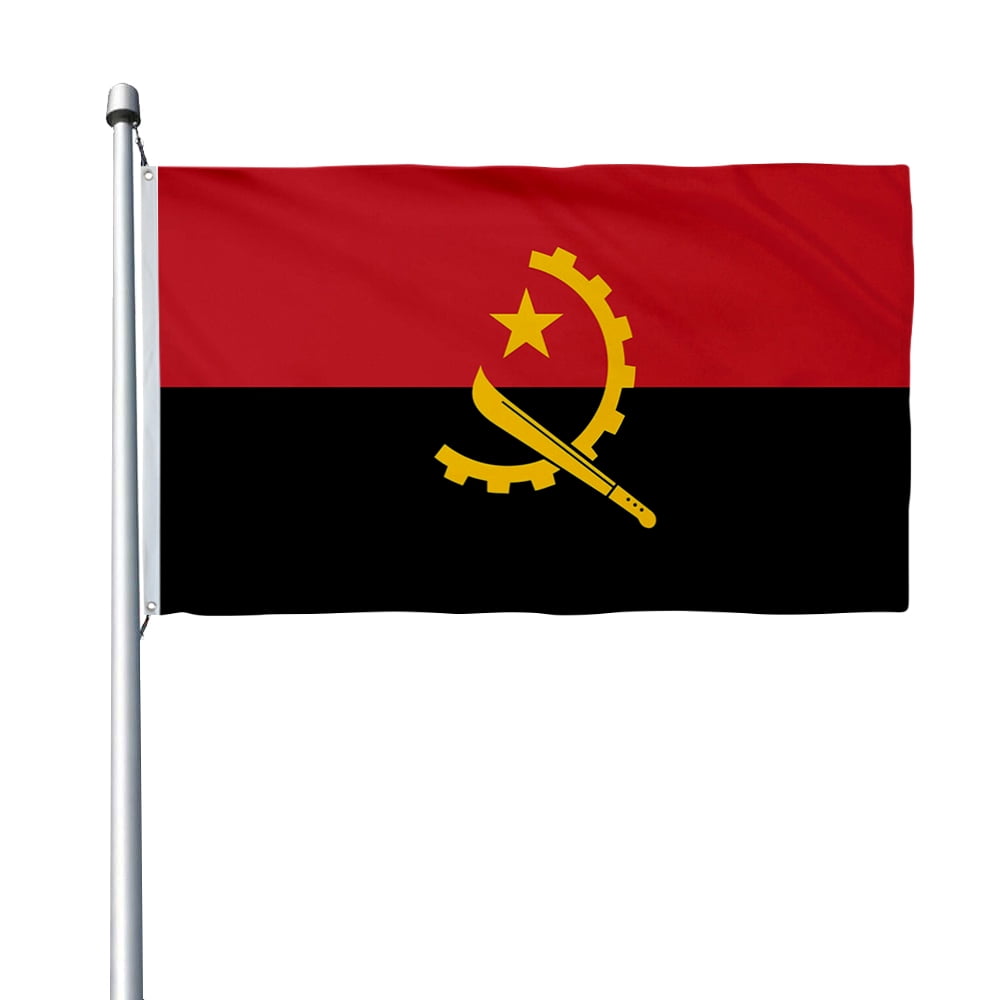 ANLEY 3x5 feet Angola flag - Angolan Flags Polyester