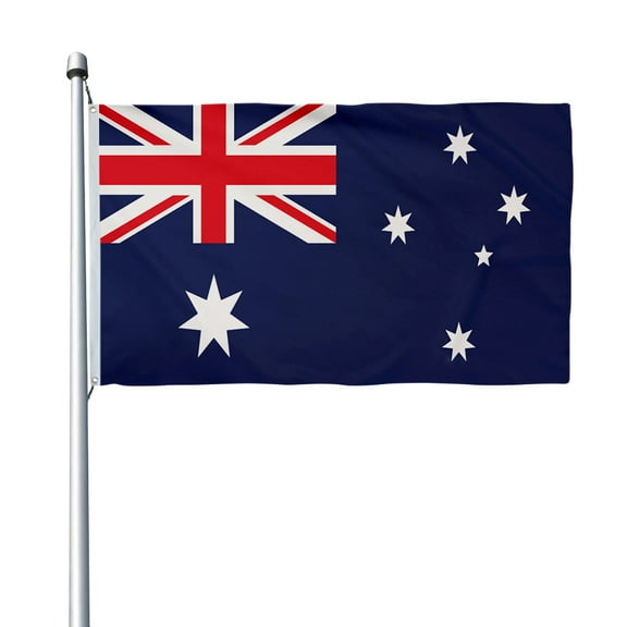 Aihccy Australia Flag with Brass Grommets Size - 3x5Ft