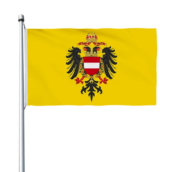 Aihccy Austrian 1685-1740 Flag with Brass Grommets Size - 3x5Ft