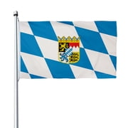 Aihccy Bavaria Flag with Brass Grommets Size - 3x5Ft