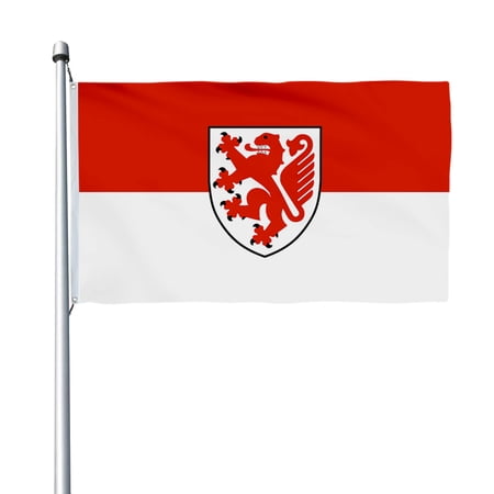 Aihccy Braunschweig Flag with Brass Grommets Size - 3x5Ft