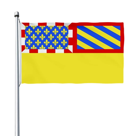 Aihccy Cte-d Or Flag with Brass Grommets Size - 3x5Ft