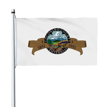 Aihccy Coconino County, Arizona Flag with Brass Grommets Size - 3x5Ft