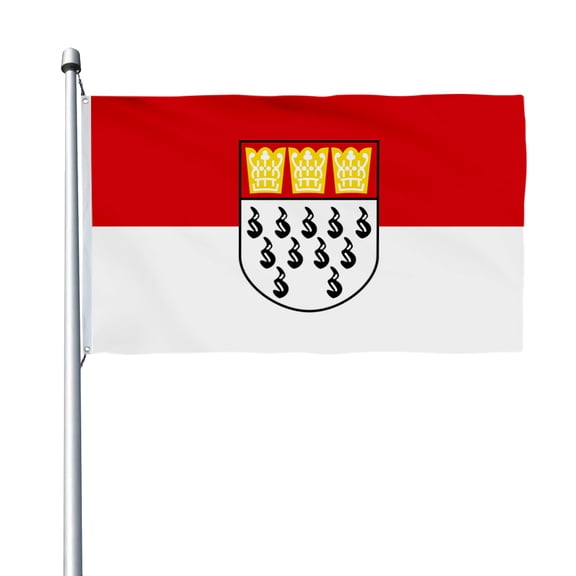Aihccy Cologne Flag with Brass Grommets Size - 3x5Ft