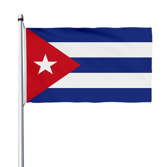 Aihccy Cuba Flag with Brass Grommets Size - 3x5Ft