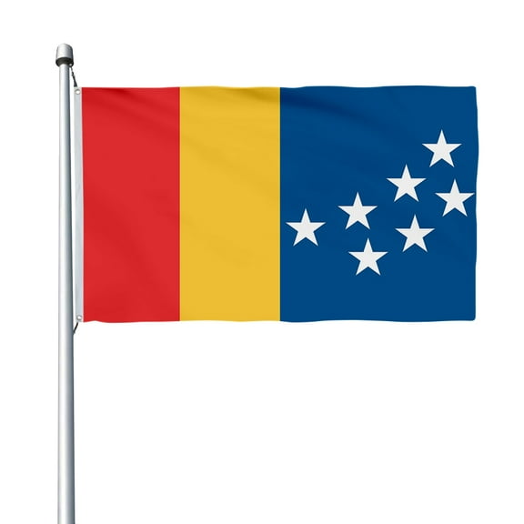 Aihccy Durham, North Carolina Flag with Brass Grommets Size - 3x5Ft