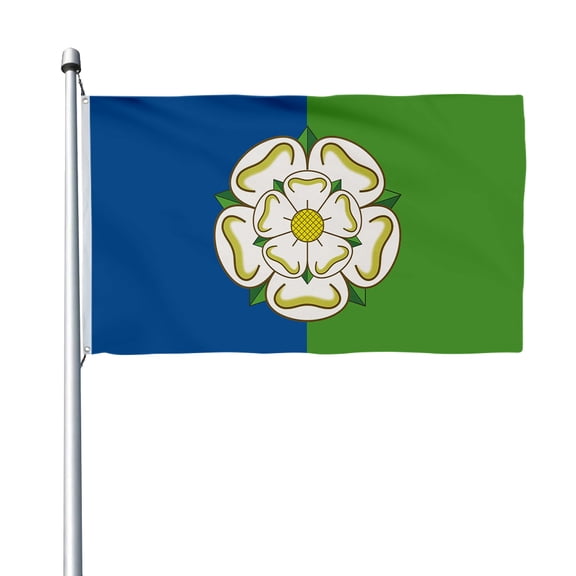Aihccy East Riding of Yorkshire Flag with Brass Grommets Size - 3x5Ft