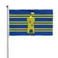 thumbnail image 1 of Aihccy FR Département Territoire de Belfort Flag with Brass Grommets Size - 3x5Ft, 1 of 3