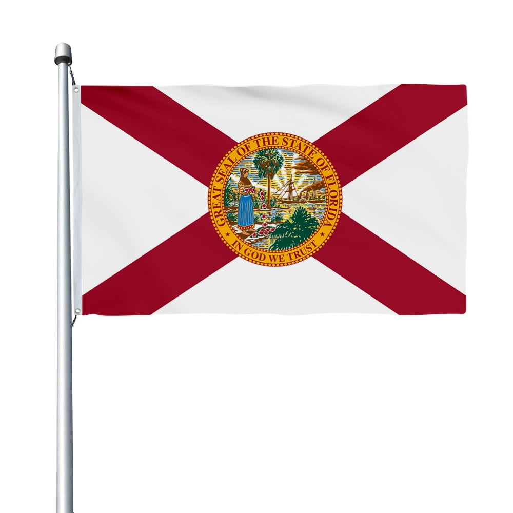 Aihccy Florida State Flag With Brass Grommets Size 3x5ft