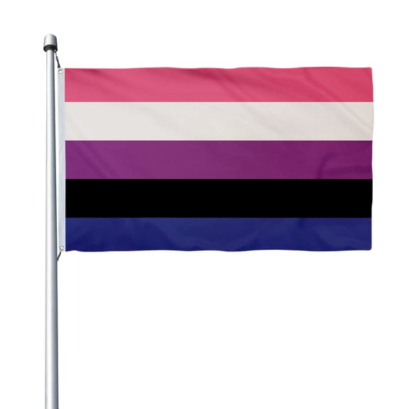 Aihccy Genderfluid Flag with Brass Grommets Size - 3x5Ft