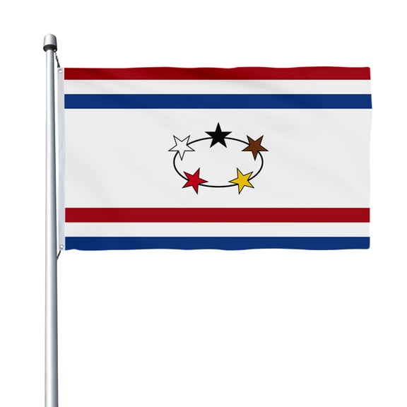 Aihccy Governor of Dutch Guyana 1966-1975 Flag with Brass Grommets Size - 3x5Ft