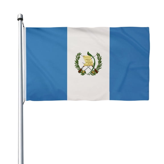 Aihccy Guatemala Flag with Brass Grommets Size - 3x5Ft