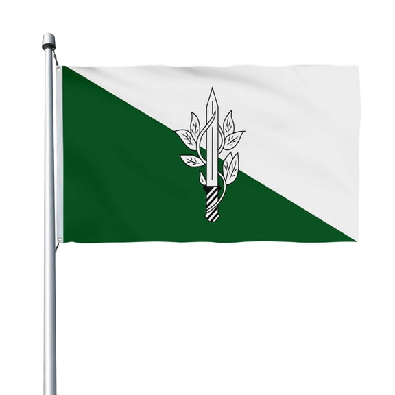 Aihccy Guyana Defence Force Agri Corps Flag with Brass Grommets Size - 3x5Ft