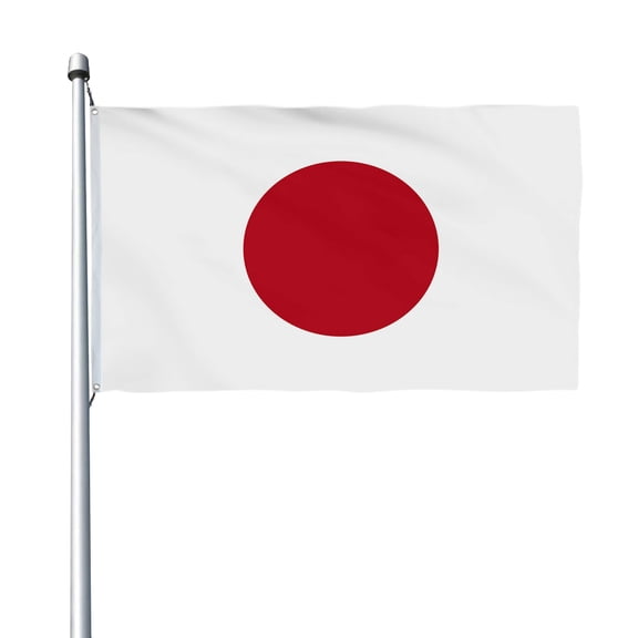 Aihccy Japan Flag with Brass Grommets Size - 3x5Ft