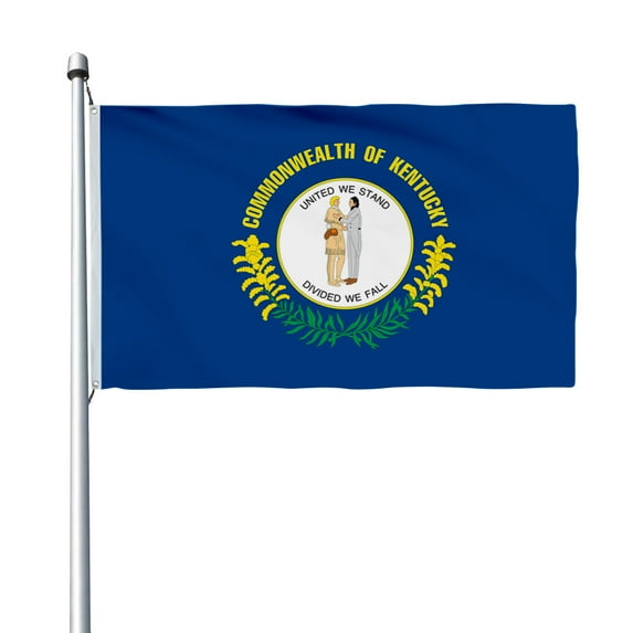 Aihccy Kentucky State Flag with Brass Grommets Size - 3x5Ft