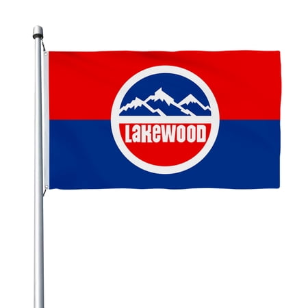Aihccy Lakewood, Colorado Flag with Brass Grommets Size - 3x5Ft