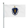 thumbnail image 1 of Aihccy Massachusetts State Flag with Brass Grommets Size - 3x5Ft, 1 of 3