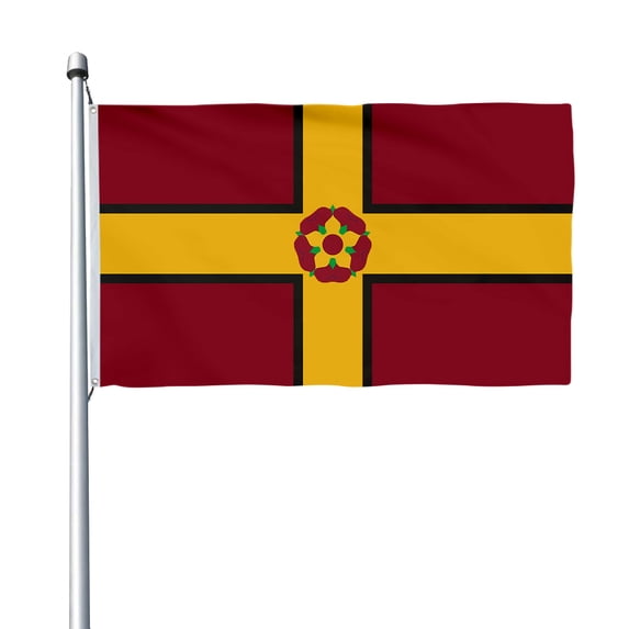 Aihccy Northamptonshire Old Flag with Brass Grommets Size - 3x5Ft
