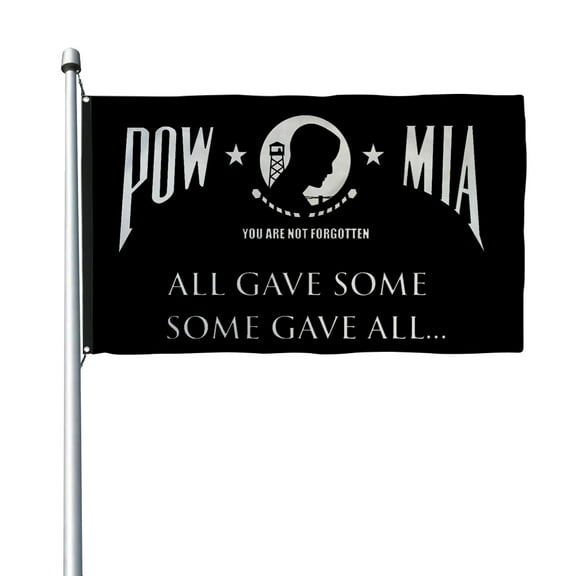 Aihccy POW MIA Flag All Gave Some, Some Gave All Flag with Brass Grommets Size - 3x5Ft