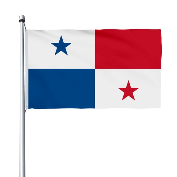 Aihccy Panama Flag with Brass Grommets Size - 3x5Ft