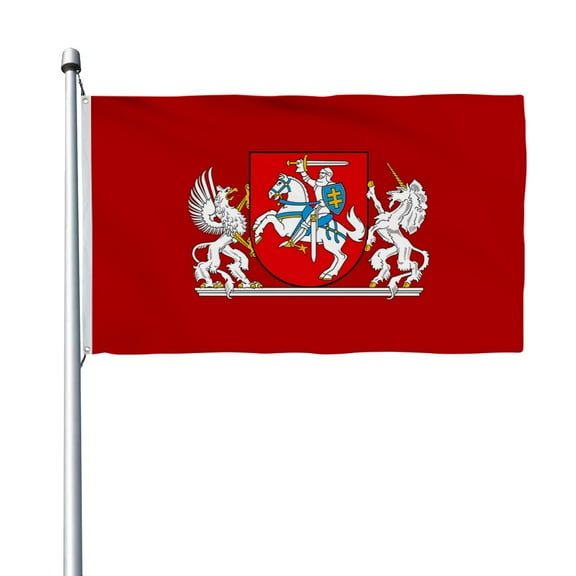 Aihccy President of Lithuania Flag with Brass Grommets Size - 3x5Ft