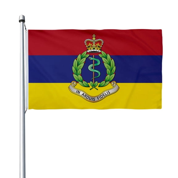 Aihccy Royal Army Medical Corps Flag with Brass Grommets Size - 3x5Ft