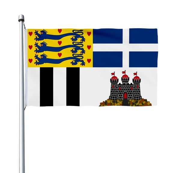 Aihccy Royal Standard of Prince Philip (19522021) Flag with Brass Grommets Size - 3x5Ft