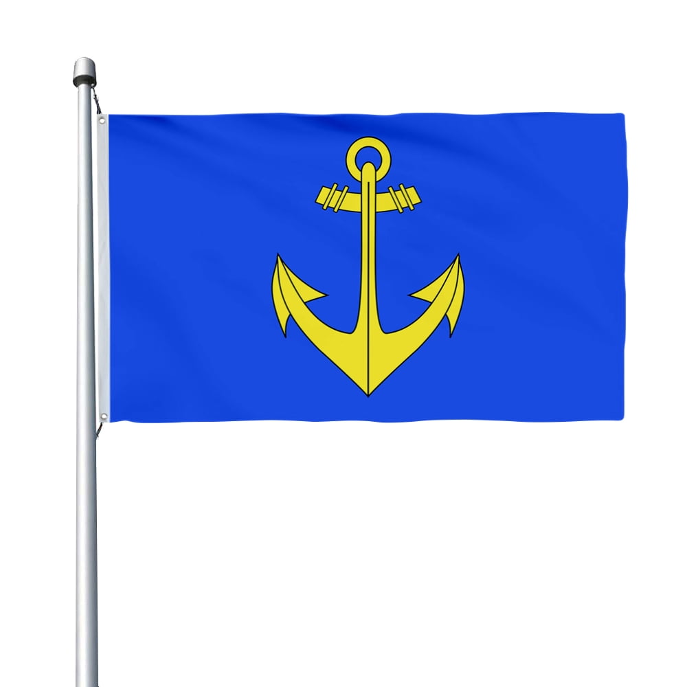 Aihccy Saint Clement Parish, Jersey Flag with Brass Grommets Size