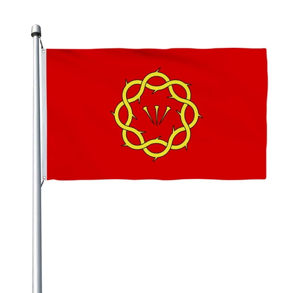 Aihccy Saint Saviour Parish, Jersey Flag with Brass Grommets Size - 3x5Ft
