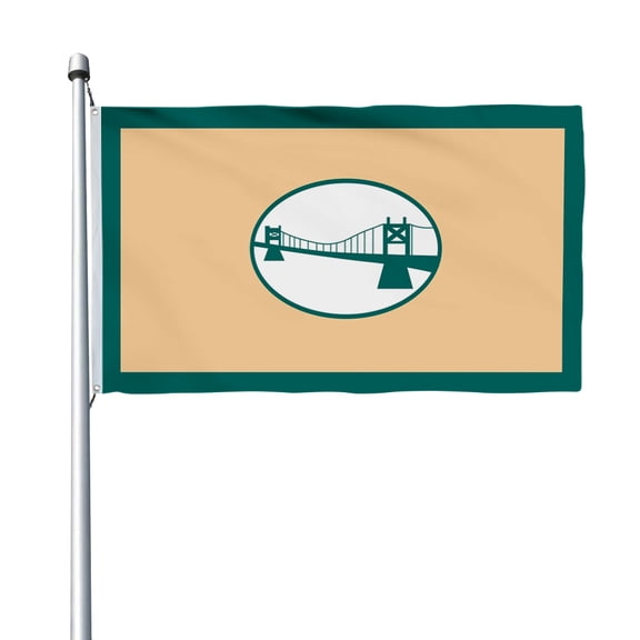 Aihccy San Ignacio, Belize Flag with Brass Grommets Size - 3x5Ft