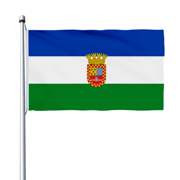 Aihccy Santa Juana, Chile Flag with Brass Grommets Size - 3x5Ft