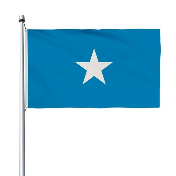 Aihccy Somalia Flag with Brass Grommets Size - 3x5Ft