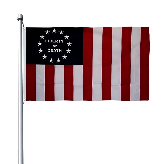 Aihccy Sons Of Liberty Flag With 13 Stars Liberty Or Death Flag with Brass Grommets Size - 3x5Ft